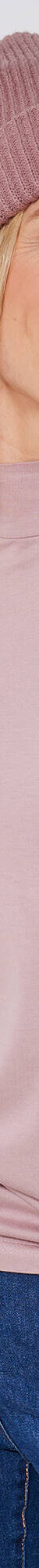 T-shirt col montant manches longues (rose parmé) T-shirt col montant manches longues (rose parmé)
